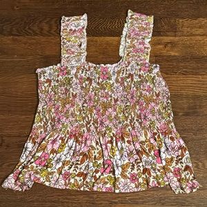 Anthropology babydoll tank- Brand is Conditions Apply. Size petite M